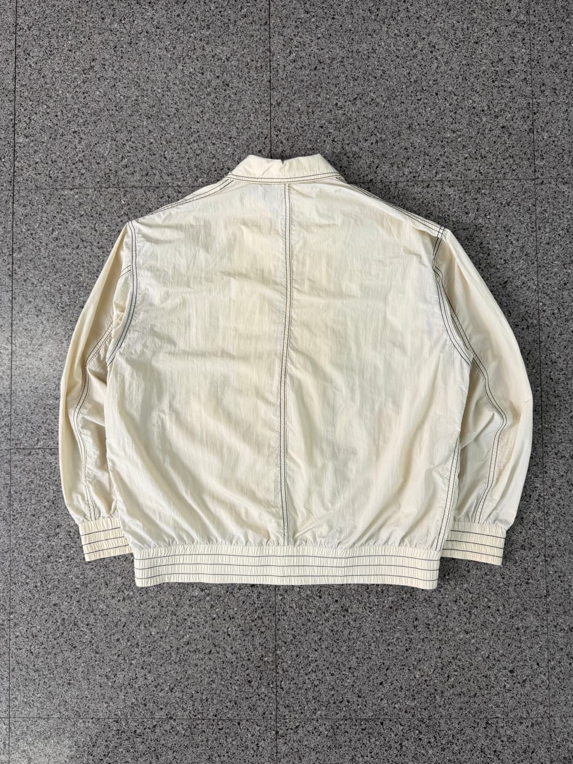 vintage ivory nylon jacket  상품이미지2