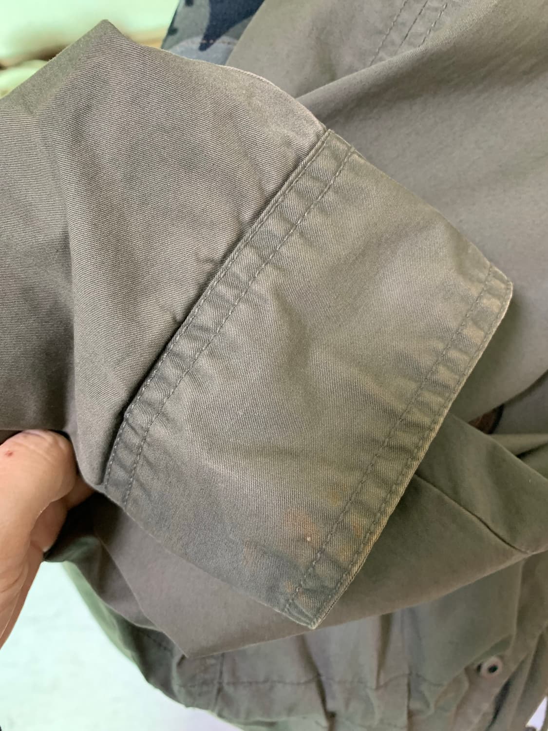 REIZ JEANS 00s 빈티지 하이넥 밀리터리 카고 야상자켓 100 상품이미지10