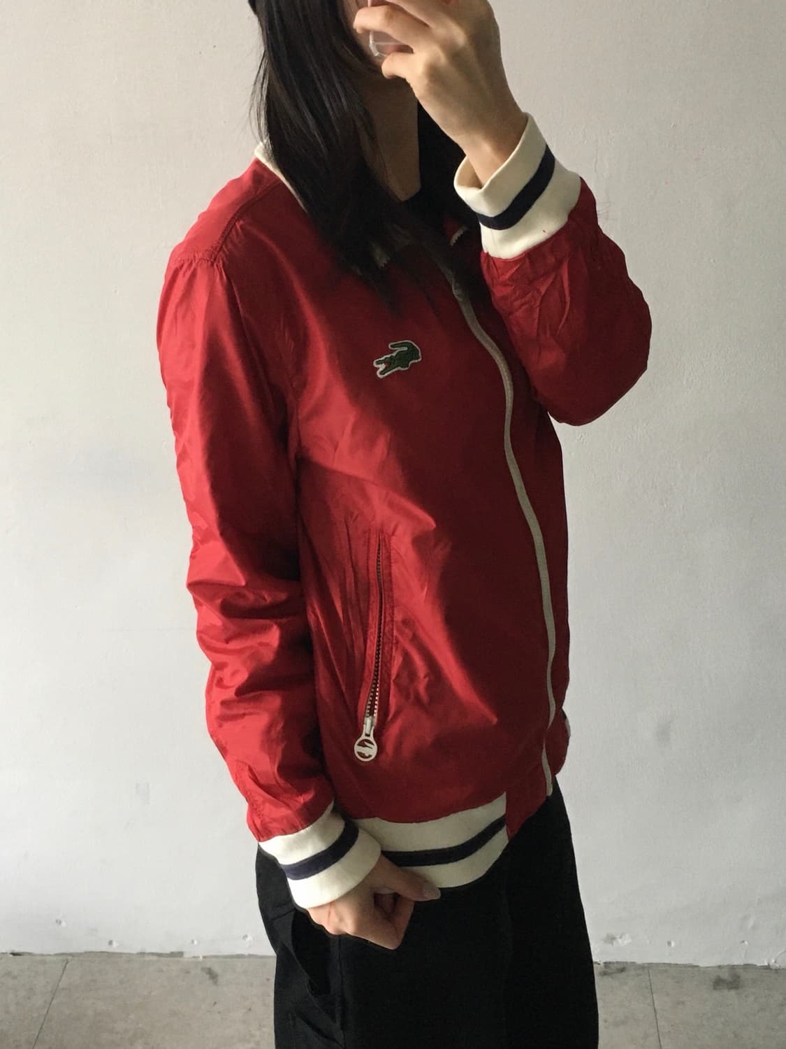 라코스테 로고 바람막이 상품이미지2