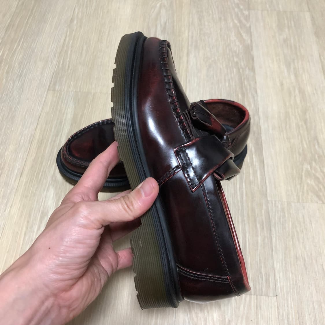 (230) 닥터마틴 Dr.martens 아드리안 태슬 로퍼 버건디 상품이미지9