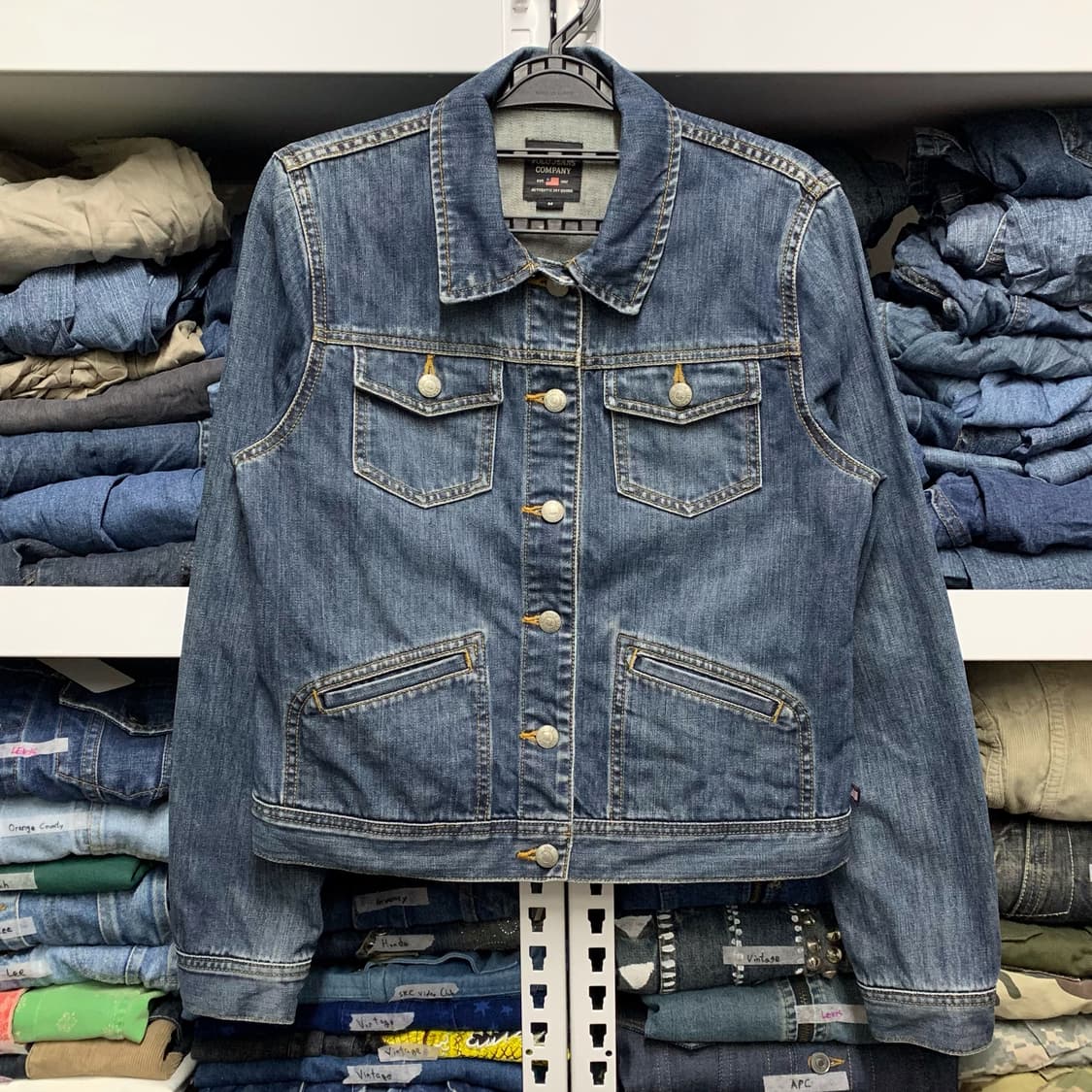 [M] 폴로 진스 랄프로렌 크롭핏 데님자켓 상품이미지2