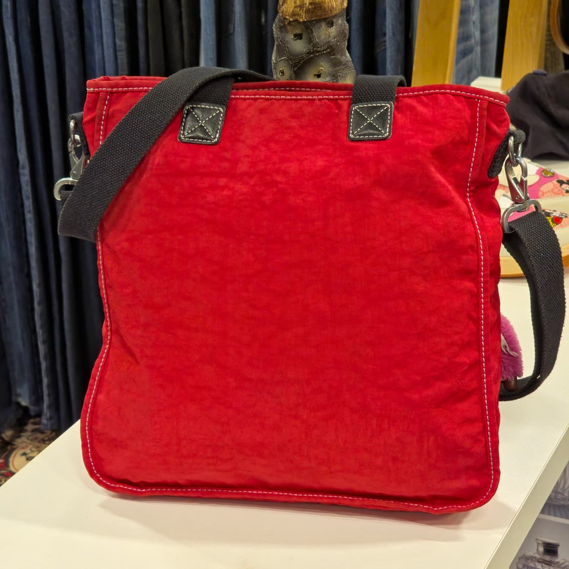 키플링 레드 토트백 상품이미지7