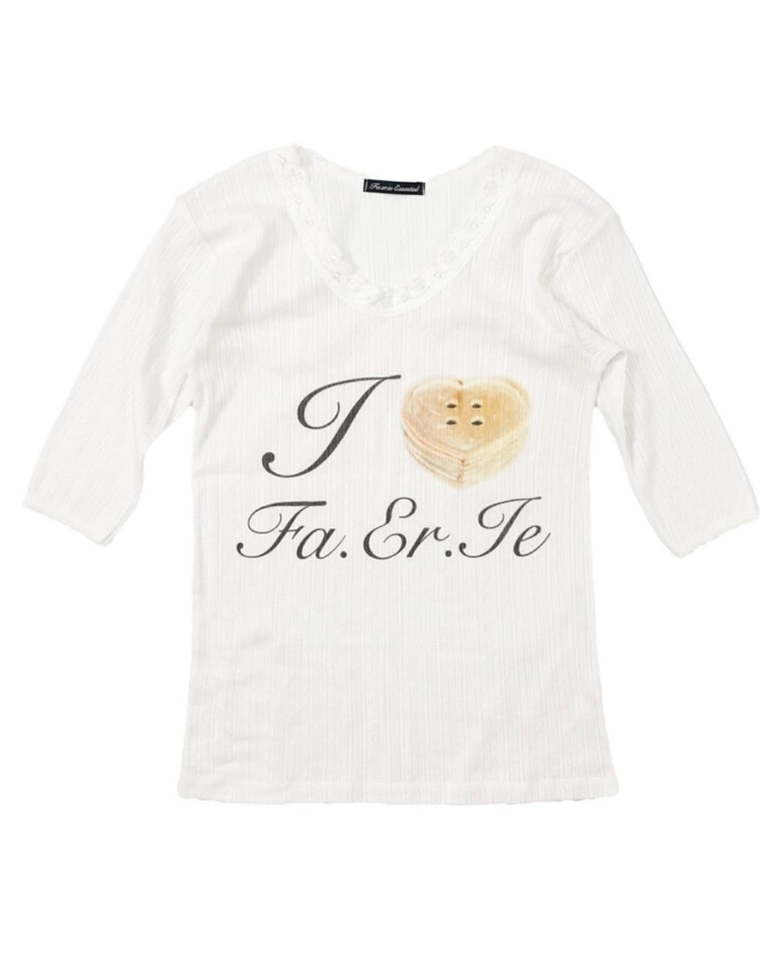 샵페어리 레이스 티 fa.er.ie lace T-shirt 상품이미지1