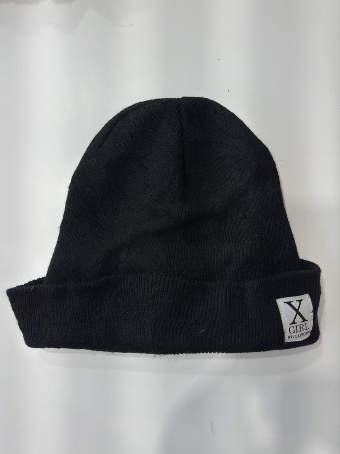 x-girl black beanie 상품이미지1