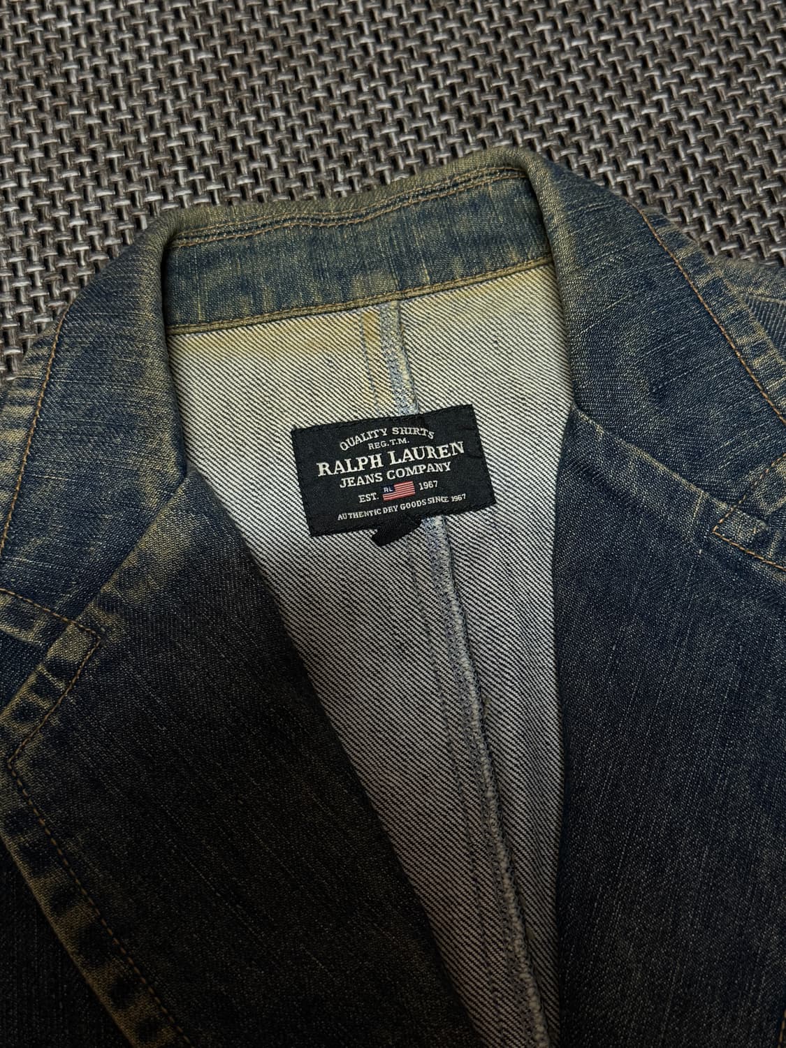 폴로진스컴퍼니 투버튼 데님 블레이저 상품이미지3