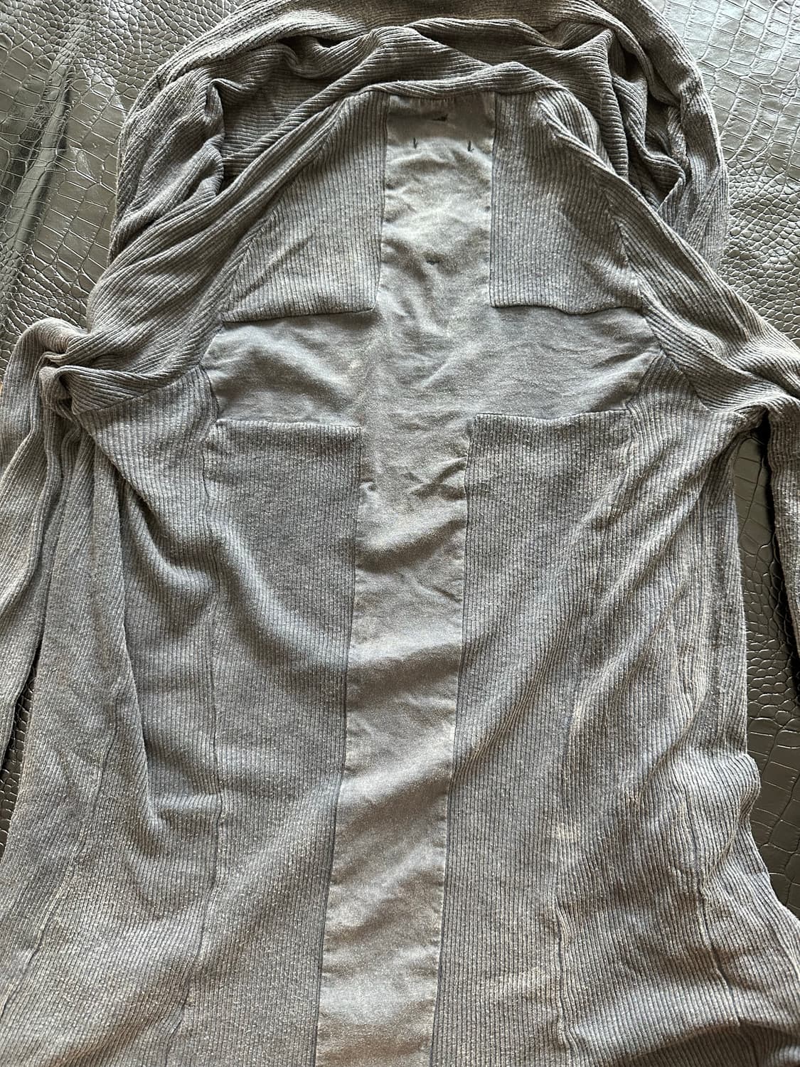 L.G.B archive mud washed cross cardigan 상품이미지3