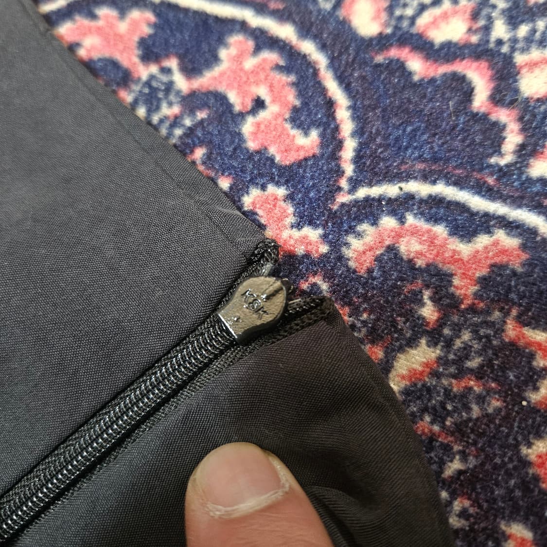 더블스탠다드 차콜 드레이크 셔링 지퍼 원피스 상품이미지5