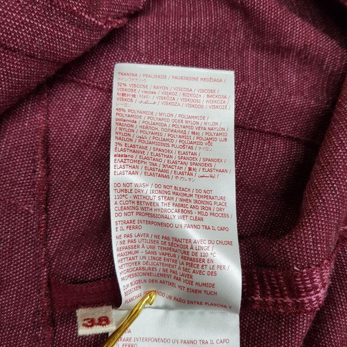 마르니 MARNI  체크 슬리브리스 플레어 원피스 38사이즈 상품이미지9