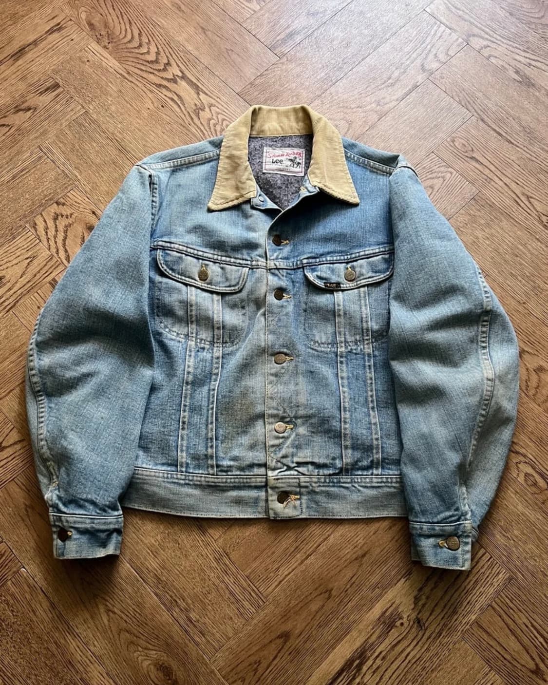 70's Lee 스톰라이더 블랭킷 데님 트러커 자켓 상품이미지1