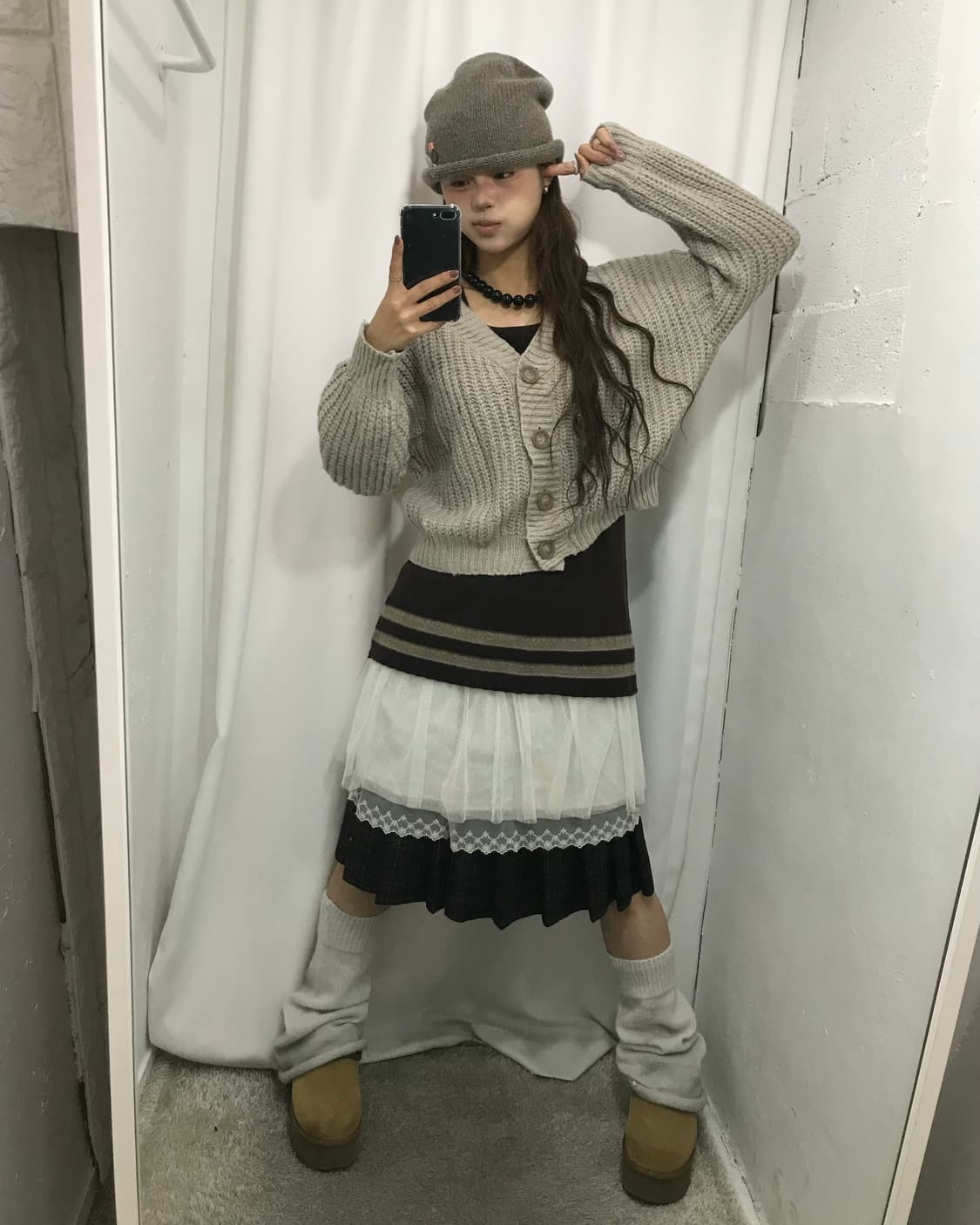 🐿️포근 카키브라운 코디 세트 🐿️ 상품이미지3