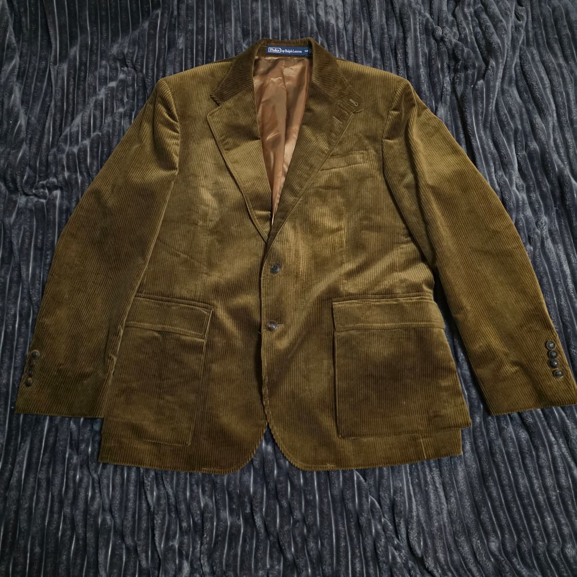 폴로 코듀로이 브라운 RL67 자켓 44R 상품이미지1