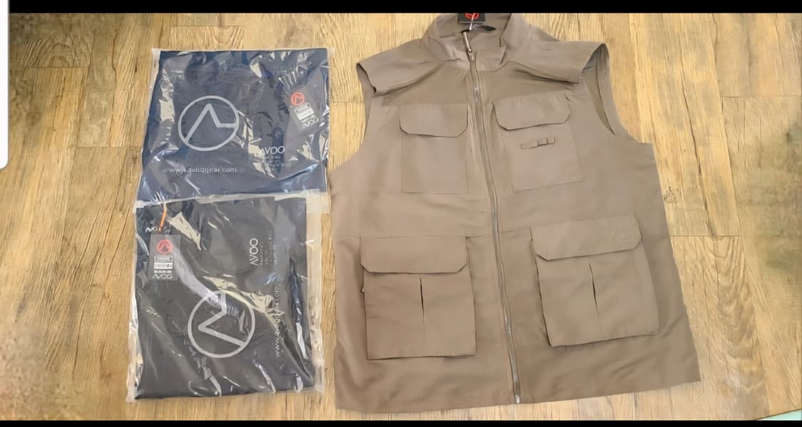 새옷)아웃도어 브라운 포켓 조끼 110~120 상품이미지3