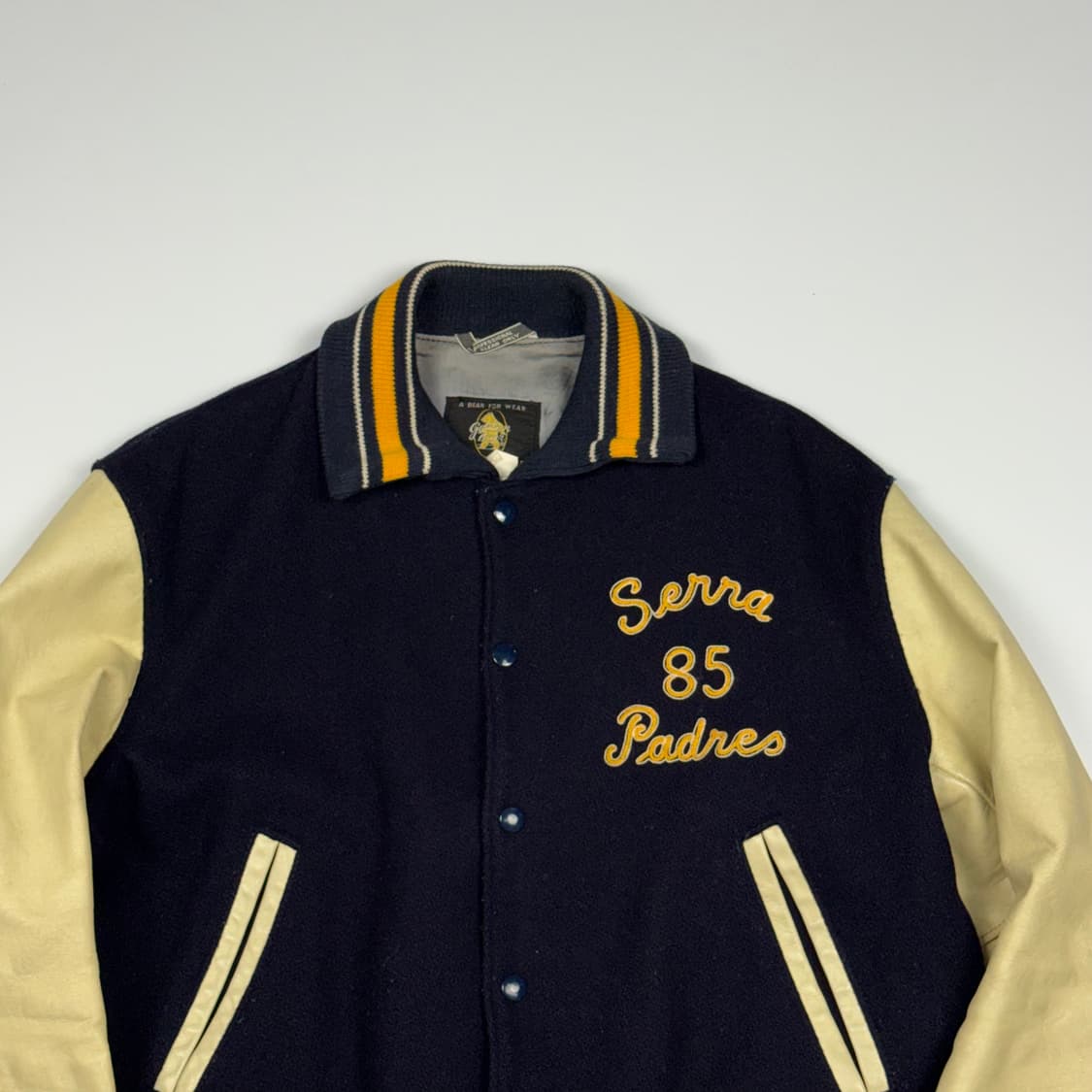 (105) 60s 골든베어 래더암 바시티 자켓 상품이미지3