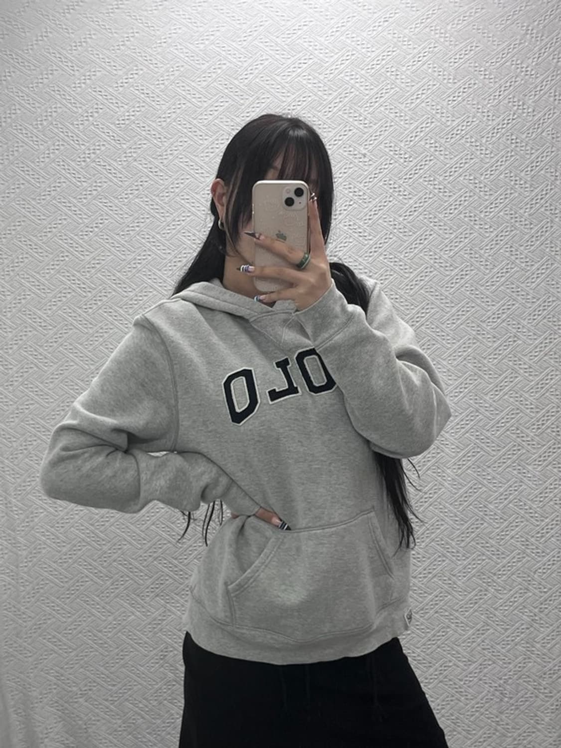 폴로 랄프로렌 빈티지 캐주얼 빅로고 기모 후드티 XL C07847 상품이미지2