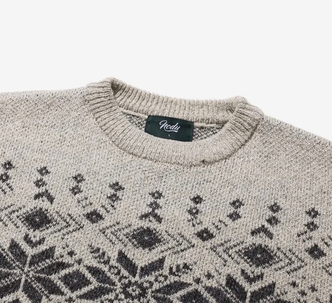 노르딕 라운드 니트 (배송비포함) 상품이미지1