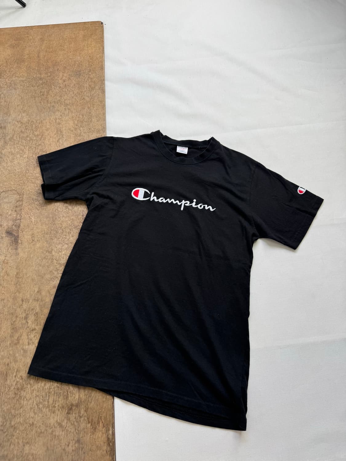 champion reverse weave 챔피온 리버스위브 자수 반팔 상품이미지2