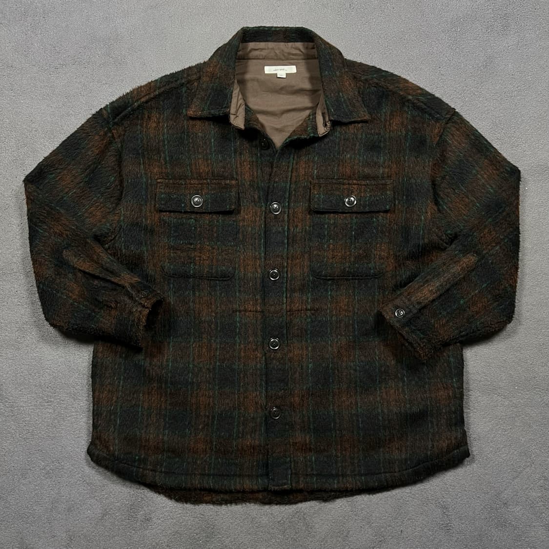 niko and 니코 앤드 브라운 플란넬 체크 울 모헤어 셔츠 자켓 상품이미지2