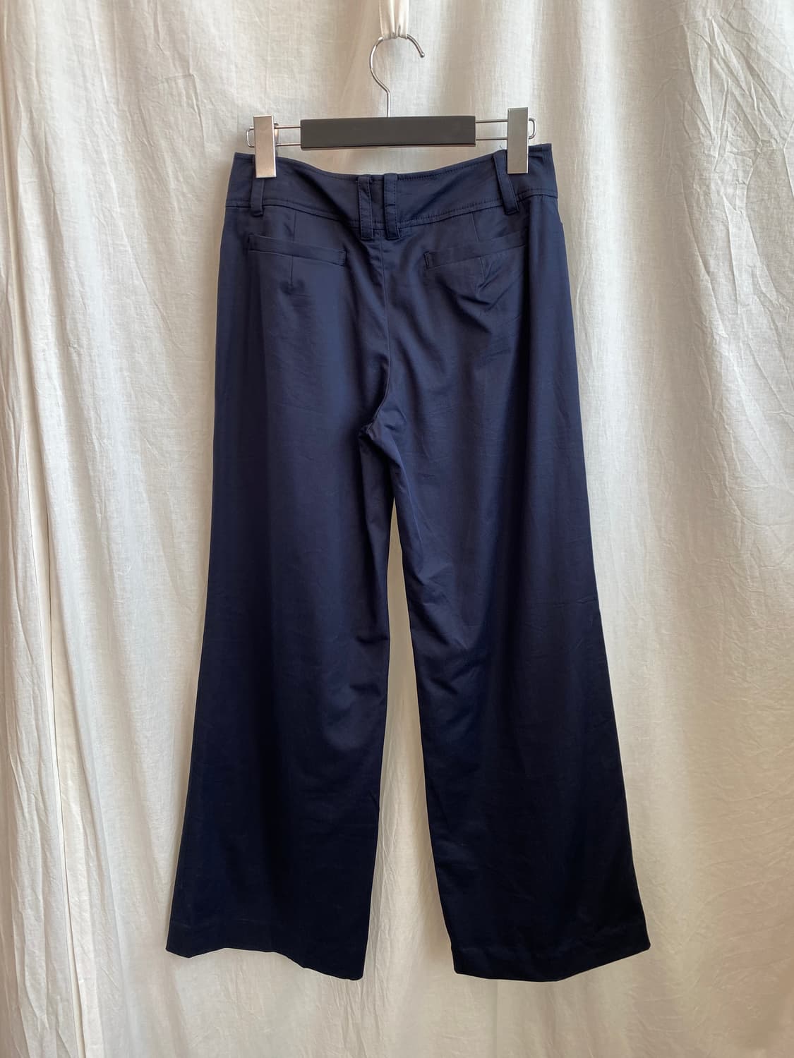 네이비 세미와이드 로우라이즈팬츠(25) 상품이미지2