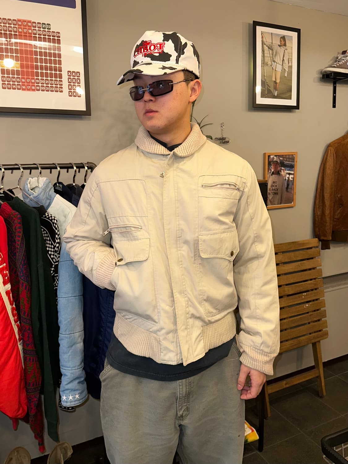 90’s Pacific Trail multi pocket bomber  상품이미지1