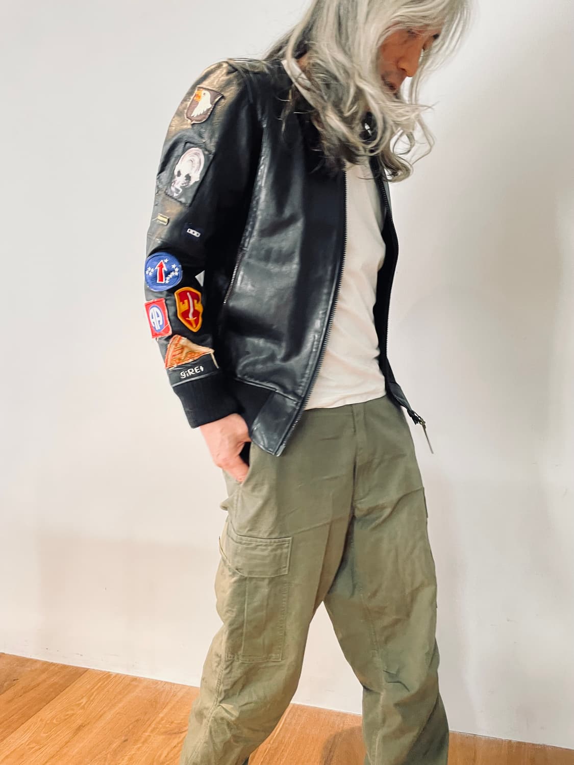 GiRET 레더 자켓 상품이미지2