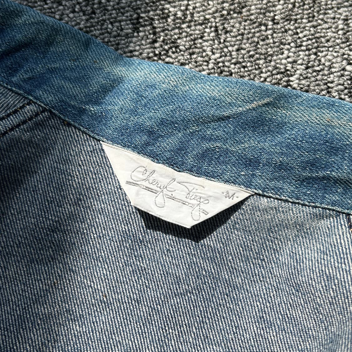 Cheryl Viess 빈티지 청자켓 상품이미지7