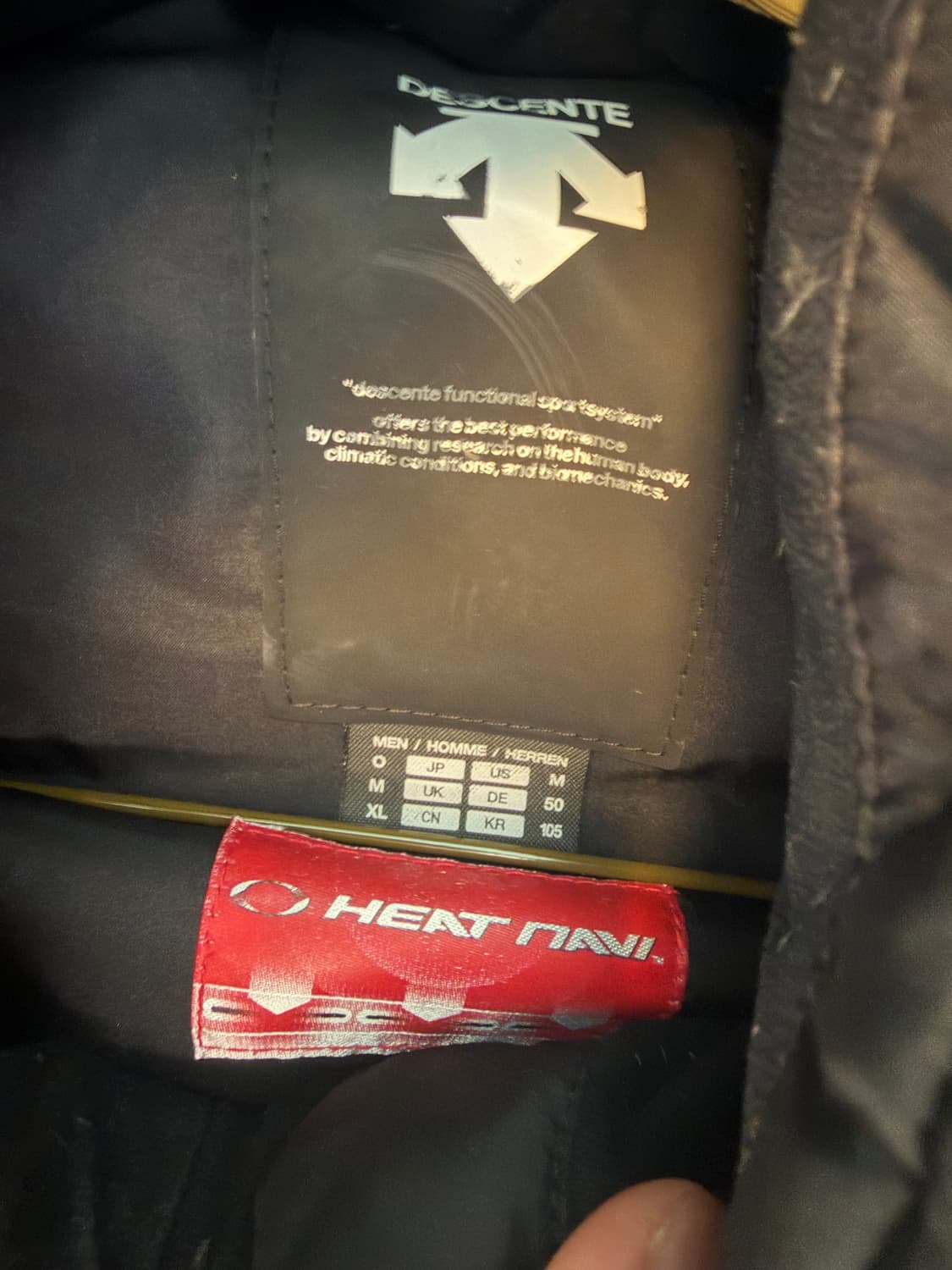 데상트 롱패딩 XL 상품이미지6