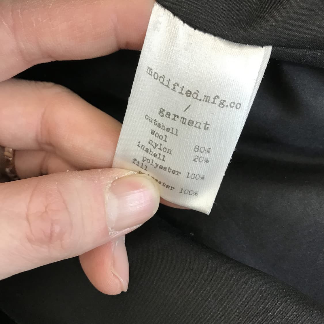 모디파이드 신슐레이트 더플코트 [L사이즈] 상품이미지5