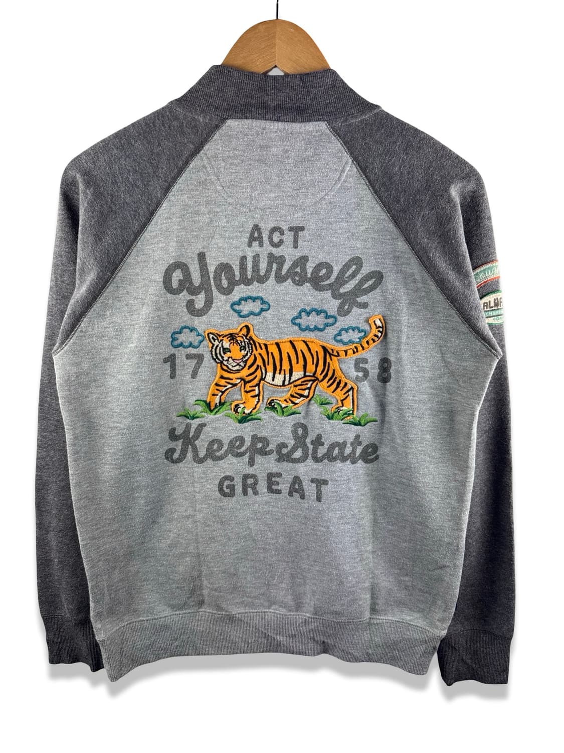 JPN 키치 호랑이 나그랑 코튼져지2462 상품이미지1