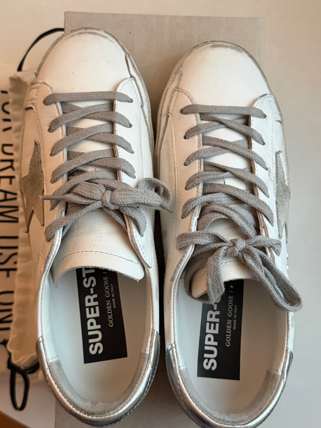 골든구스 슈퍼스타 화이트 실버탭 37 상품이미지2