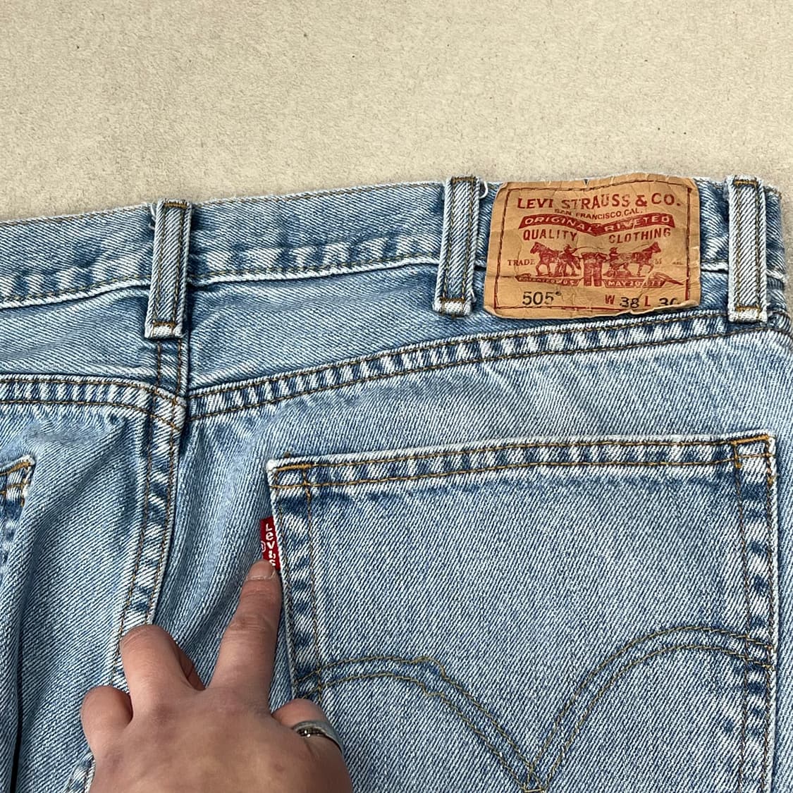 리바이스 505 데님팬츠 s09496 상품이미지5