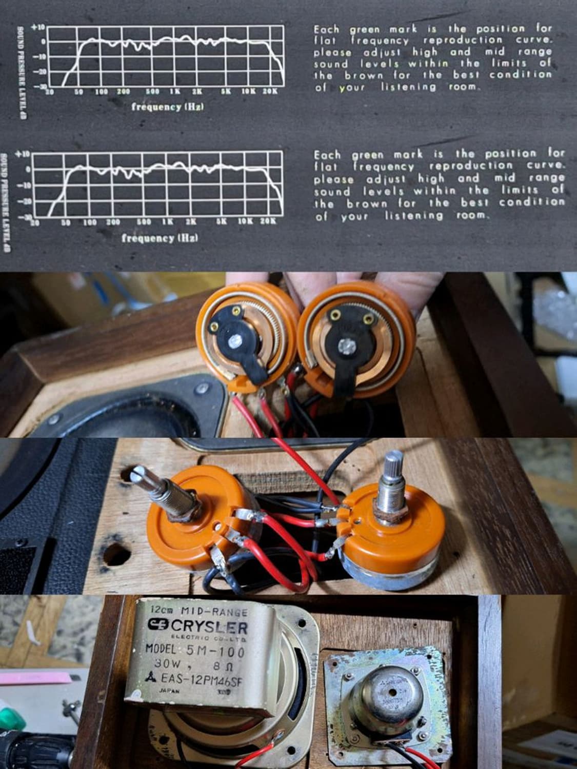 Chrysler ce-5a 1조 빈티지 중형 알리코 8인치 스피커 레트로 상품이미지9