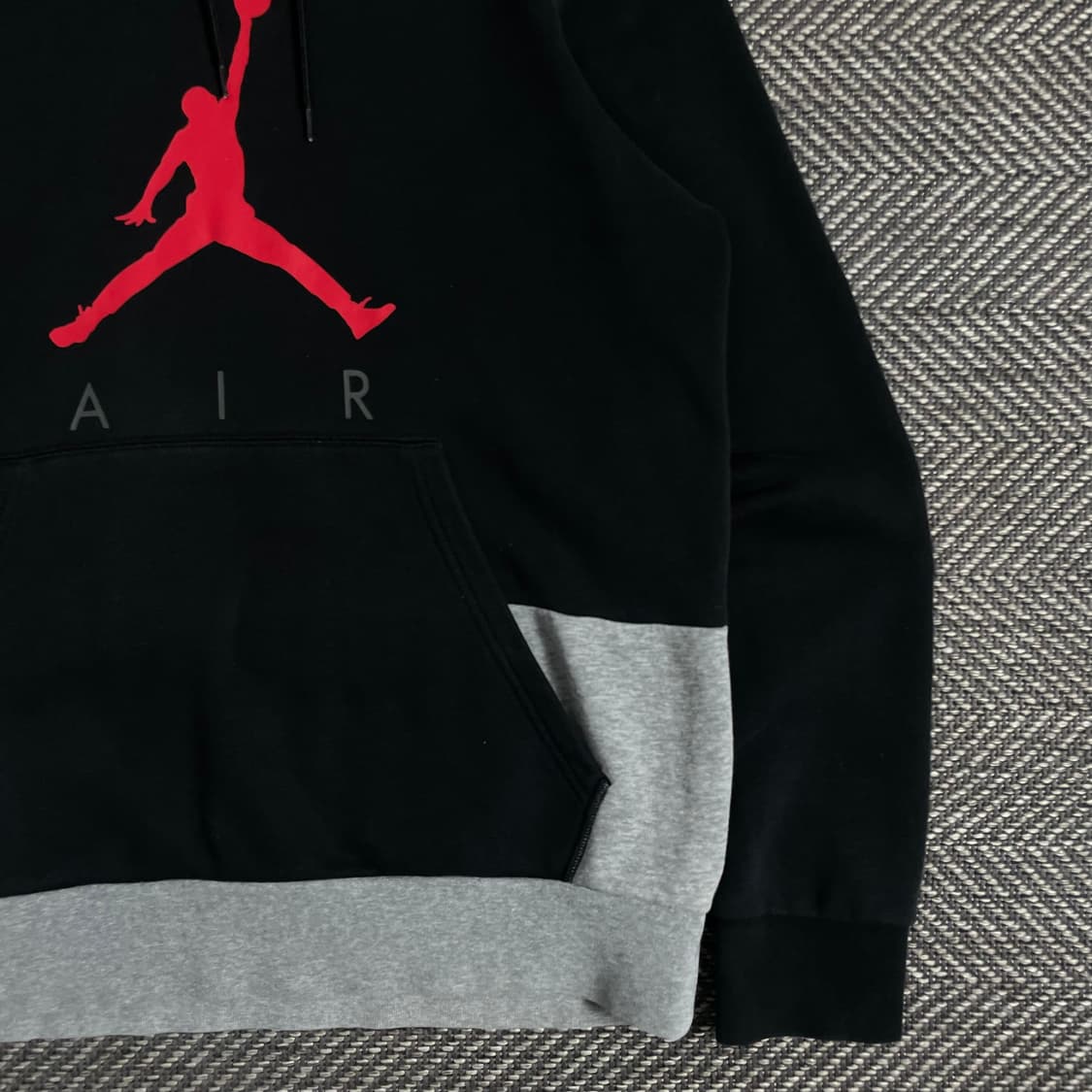 조던 빅로고 박시핏 배색 후드 티셔츠 o 3027 상품이미지2