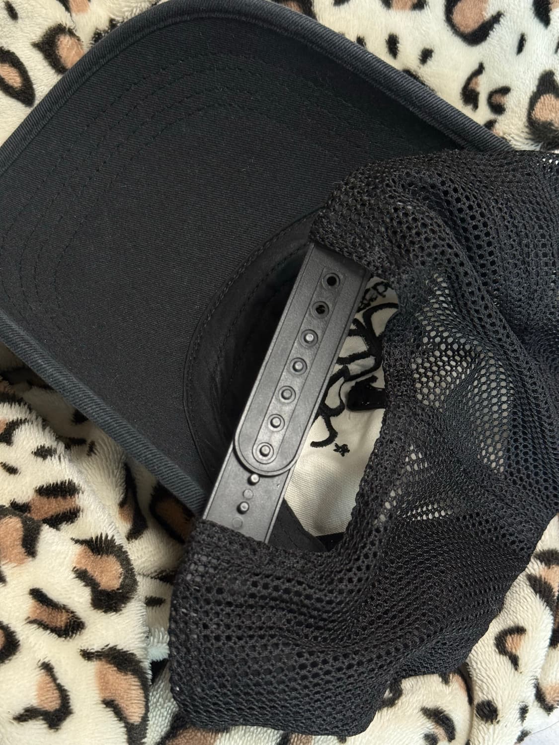 aeae 웹로고 매쉬 캡 (블랙) 상품이미지3