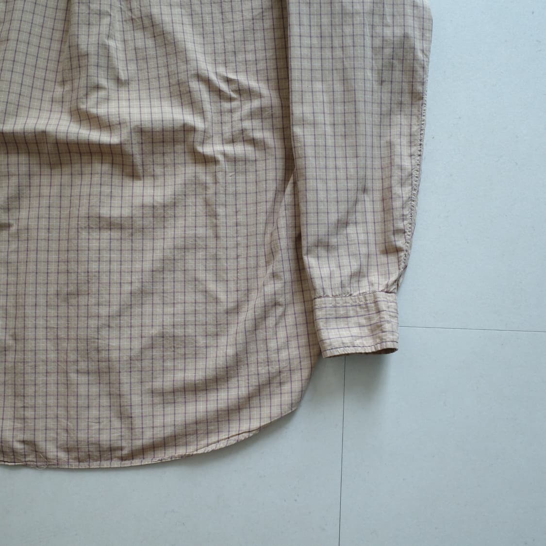 90s 엘엘빈 빈티지 MADE IN USA 체크 셔츠 커스텀핏 L 상품이미지8