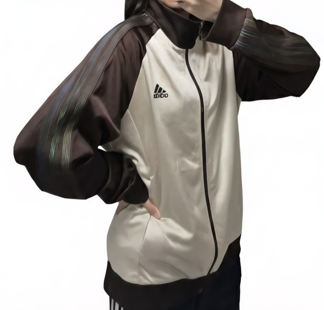 아디다스 희귀 빈티지 져지 브라운 아이보리 상품이미지1