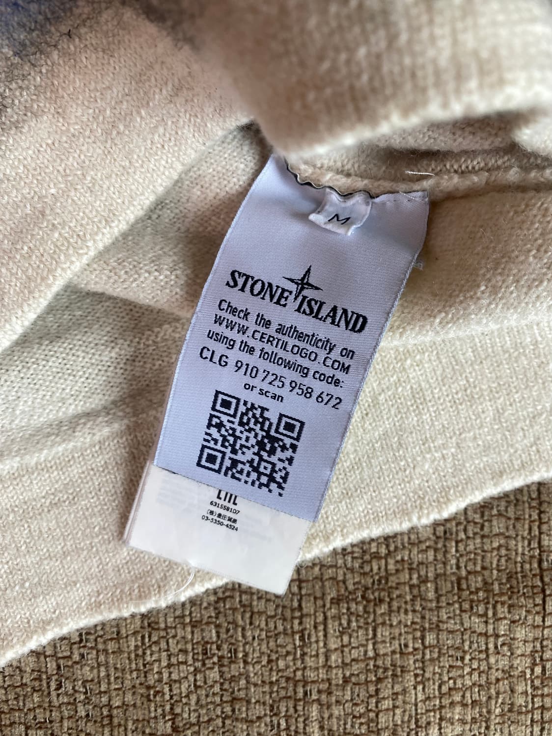 스톤아일랜드 디그라데 페인팅 스웨터 ㅡ95사이즈 상품이미지8