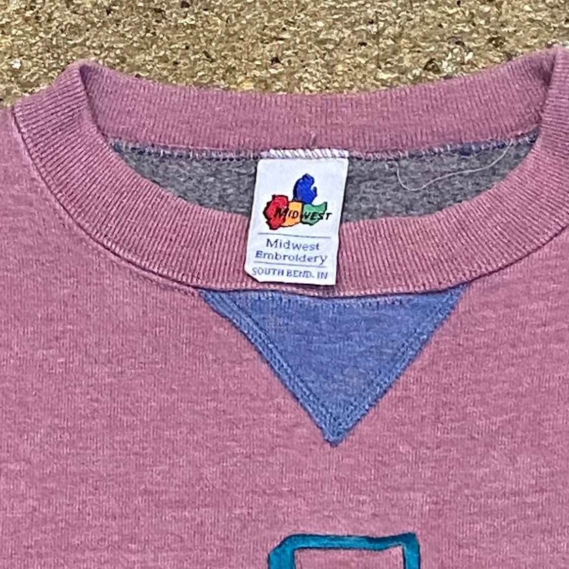 90s Made in USA 미국 빈티지 배색 맨투맨 상품이미지5
