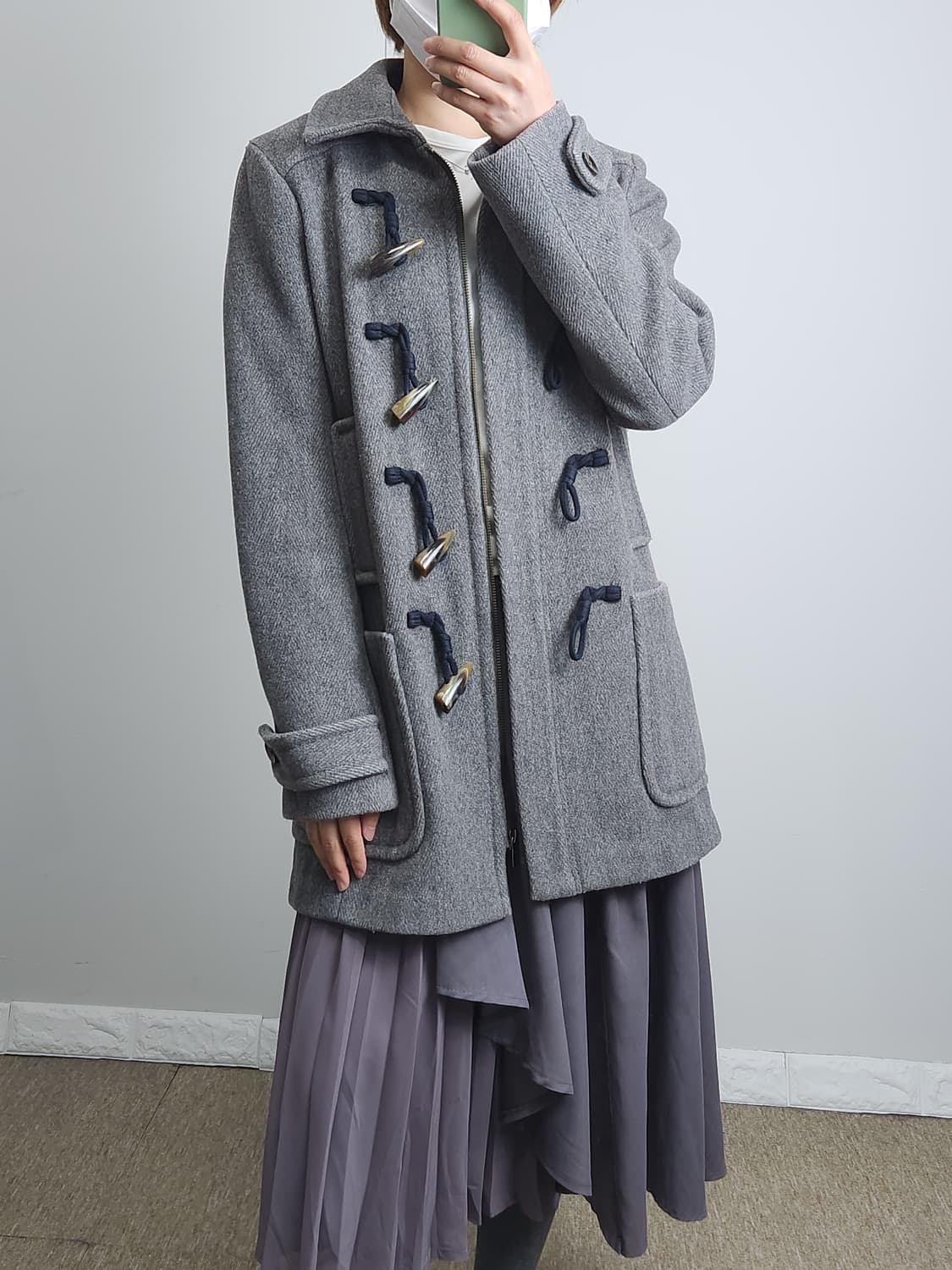 (바나나 리퍼블릭)헤링본 더플 코트 상품이미지2