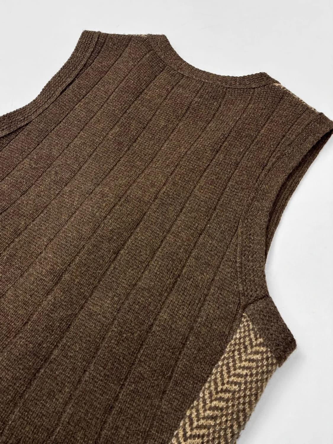 폴로 랄프로렌 00s 헤링본 램스울 니트 조끼 PN5132 상품이미지4