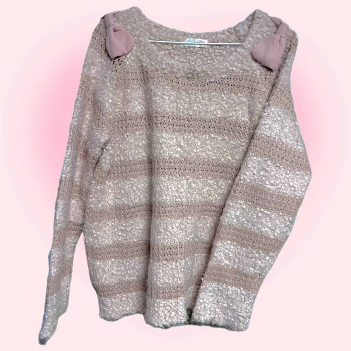 히메갸루 스트라이프 니트 상품이미지1