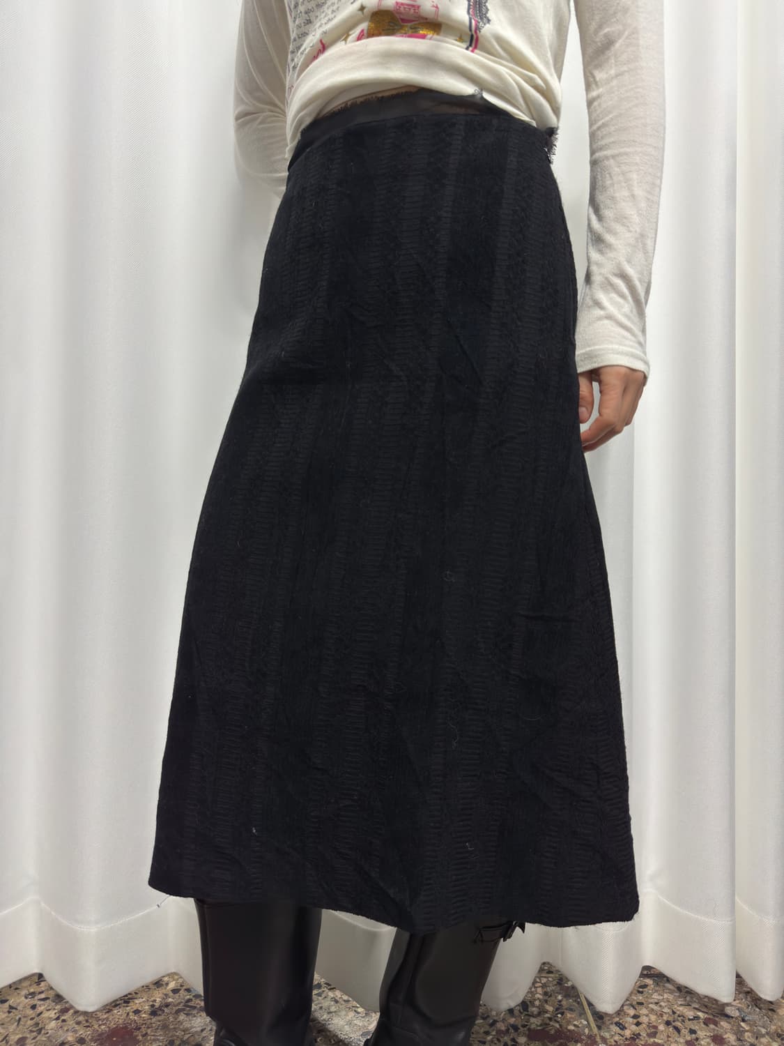 arti chaut design wool skirt 상품이미지1
