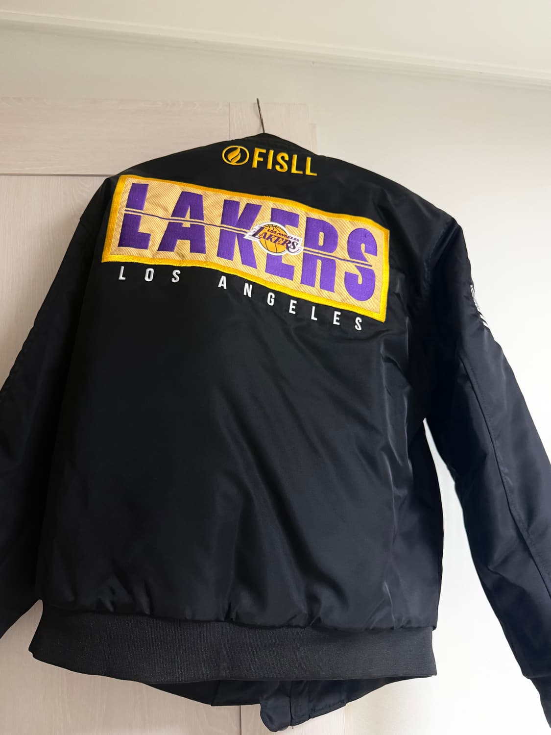 LA Lakers 항공점퍼 블랙 상품이미지3