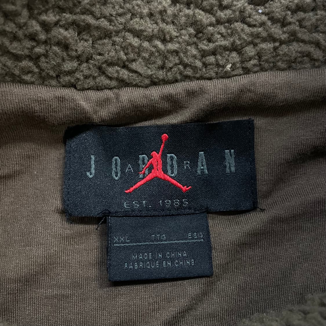 나이키 조던 셰르파 플리스 후리스 집업 브라운 상품이미지3