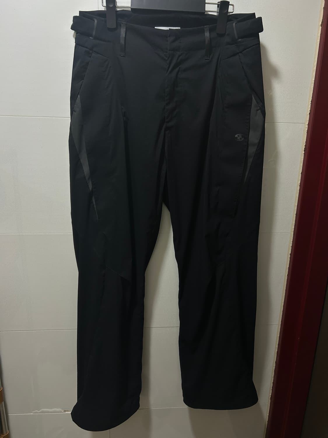 산산기어 웰드 패치드 팬츠 블랙 상품이미지4