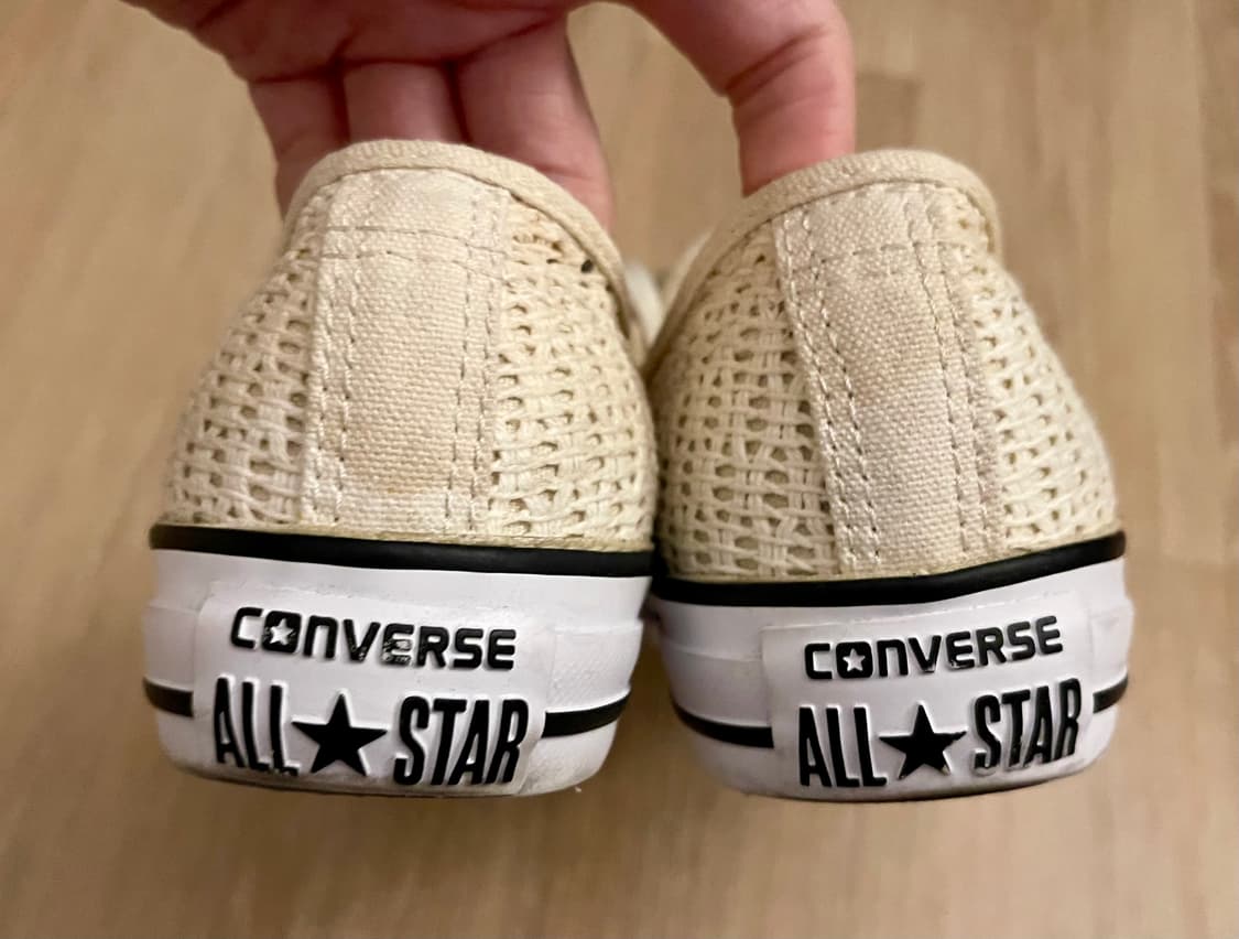 컨버스 척테일러 올스타 하이라인 크로셰 로우 (Natural Ivory) 상품이미지3