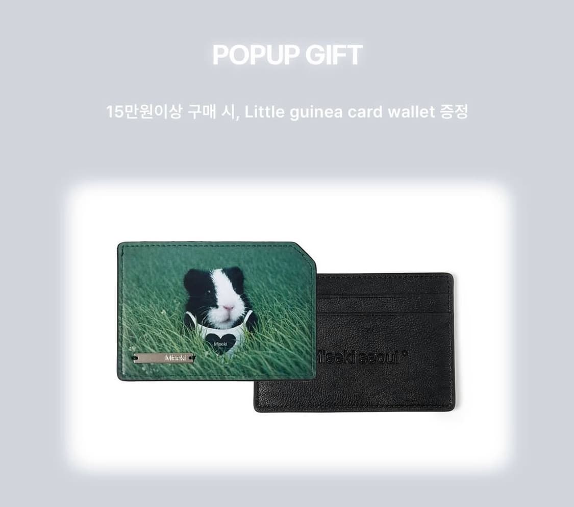 현물 미세키서울 기니 카드 지갑 상품이미지1