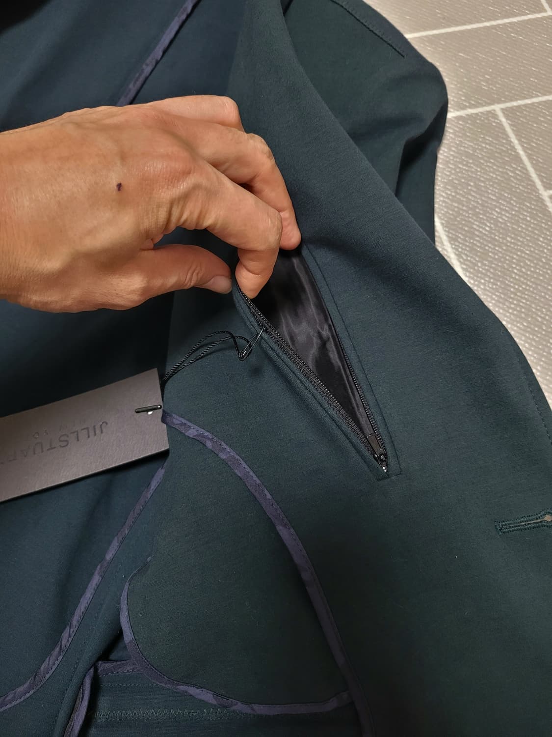 새상품) 질스튜어트 뉴욕 블레이져 자켓 다크 그린 M 상품이미지4