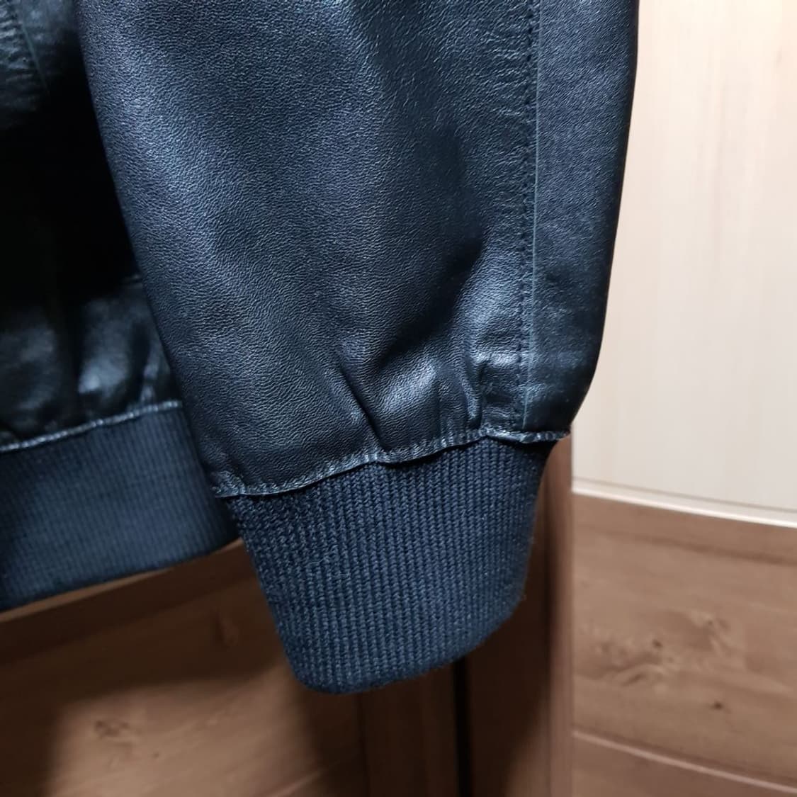 95 100 / ZARA / 프리미엄 양가죽 블루종자켓/404-05 상품이미지2