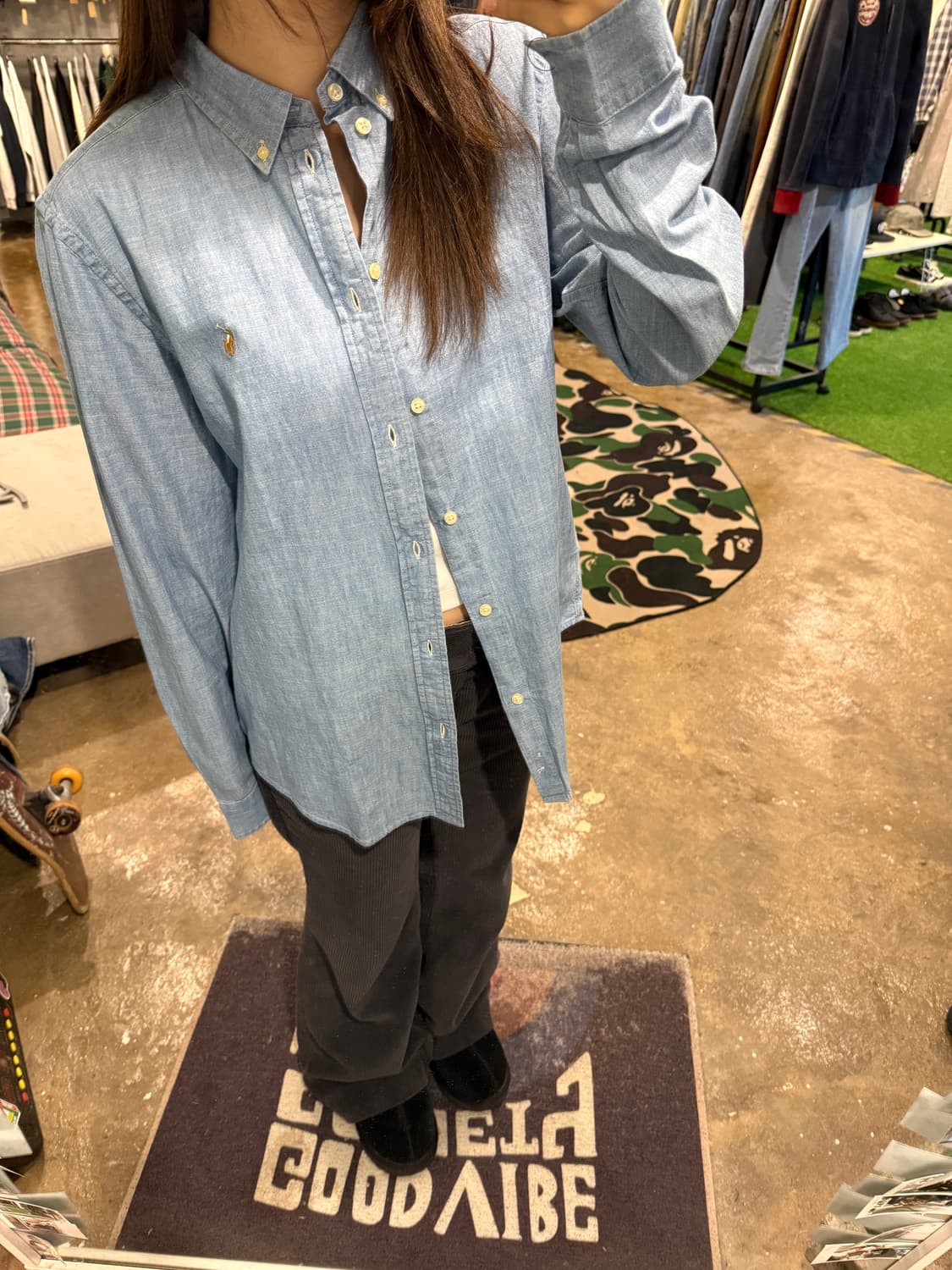 폴로 랄프로렌 샴브레이 셔츠 상품이미지3