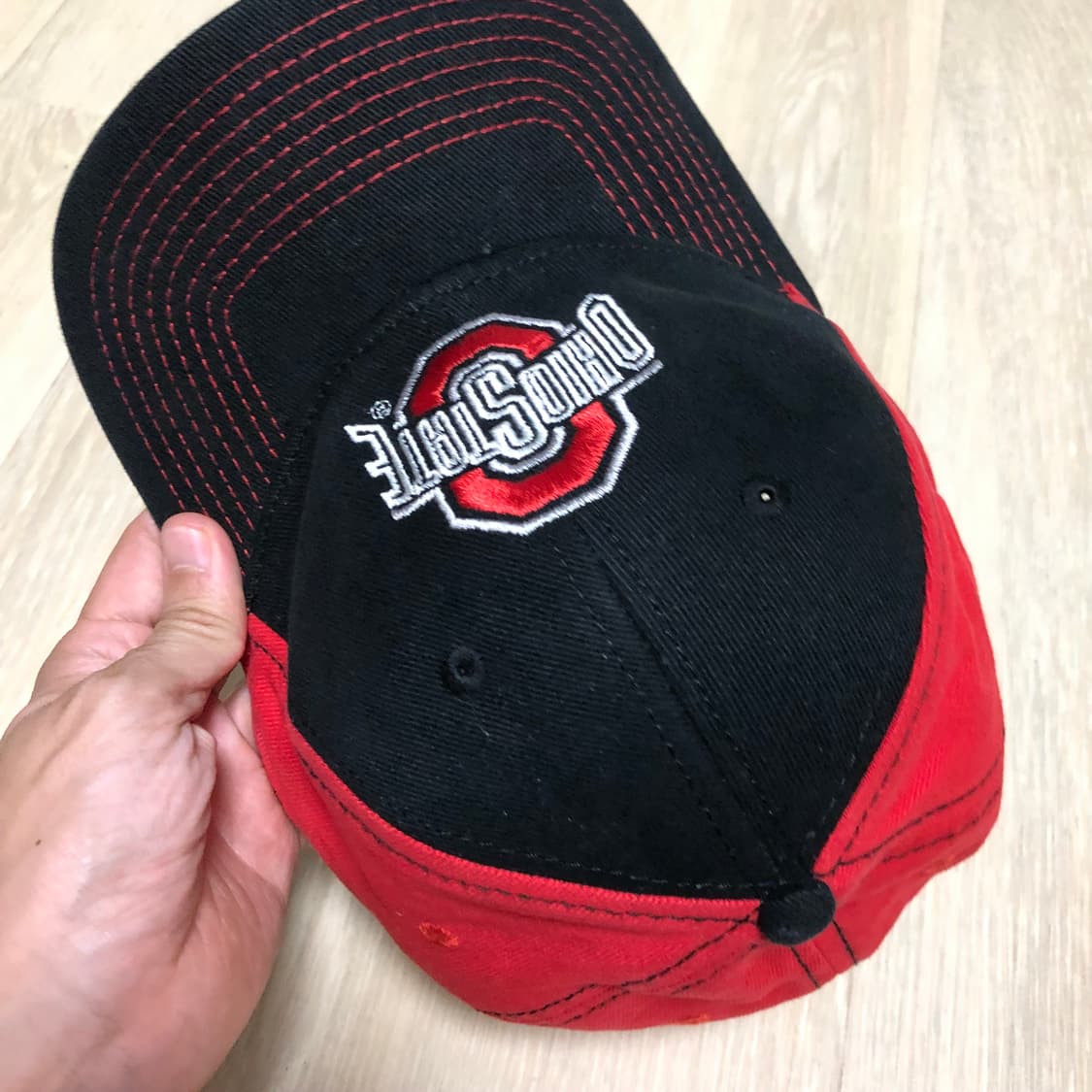(ONE SIZE) 90's NCAA 오하이오 스테이트 스냅백 볼캡 상품이미지3